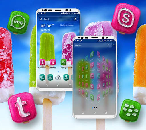 Ice Cream Launcher Theme screenshot 4