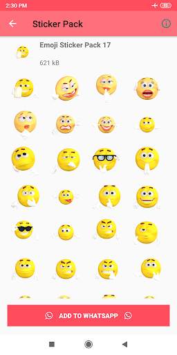Emoji Stickers for Whatsapp - Emoji WAStickerApps screenshot 2