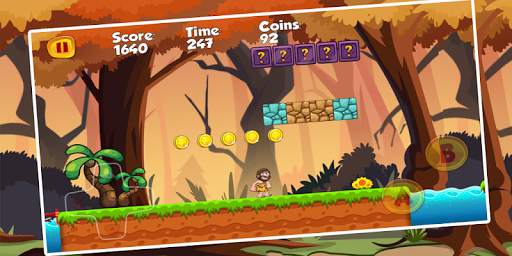 Caveman Adventure : Jungle World Run screenshot 5