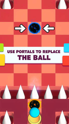 Portal Rolling Ball: Puzzle game with labyrinth screenshot 1