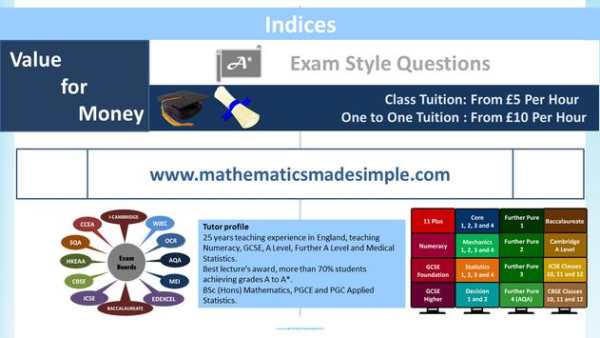 Mathematics C1 Algebra Indices screenshot 14