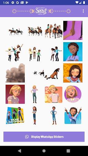 DreamWorks Spirit Riding Free Stickers screenshot 1