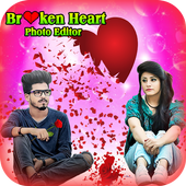 Brocken Heart Photo Editor أيقونة