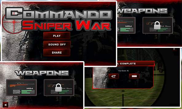 Commando Sniper War 3D screenshot 1