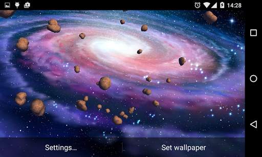 Asteroids 3D Live Wallpaper HD screenshot 15