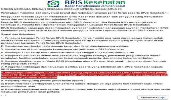 Daftar BPJS Kesehatan screenshot 4