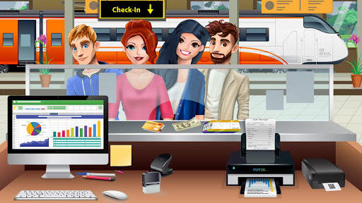 Subway Train Manager Cashier: ATM Cash Register screenshot 1