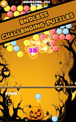 Bubble Shooter Halloween Games screenshot 1