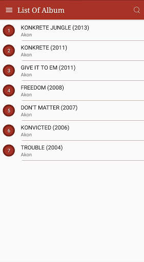 All Akon Songs Lyrics screenshot 1