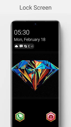 Diamond Lock Screen screenshot 1