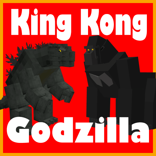 King Kong 🦧 Vs 🦖 Godzilla Game Mod MCPE icon