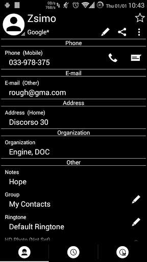 Theme for Drupe and RocketDial and ExDialer BWhite screenshot 6