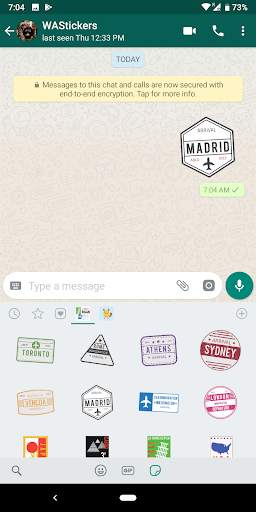 City Travel Stickers for WhatsApp - WAStickerApps screenshot 4