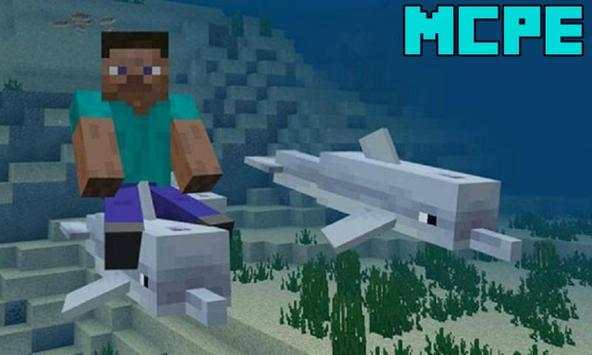 Dolphin Riding Mod for Minecraft PE screenshot 2