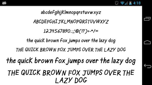 Fonts for FlipFont 50 Comic screenshot 3