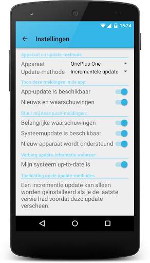Cyanogen updatetracker screenshot 5
