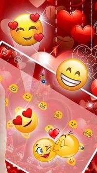💗Romantic Love Heart Keyboard Theme screenshot 3