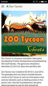 Cheat Code for Zoo Tycoon Game screenshot 1
