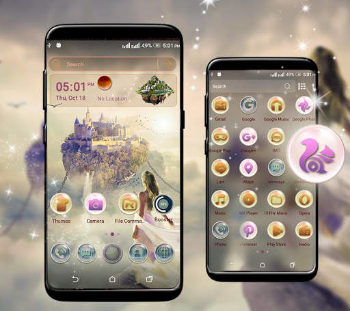 Fantasy Angel Launcher Theme screenshot 3