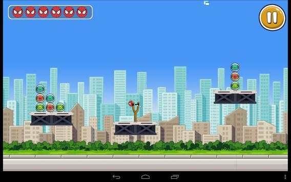 knock down : angry spider-hero VS crazy pigs screenshot 5