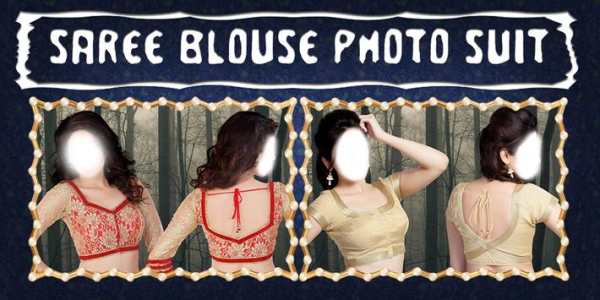 Sari Blouse Photo Suit screenshot 1