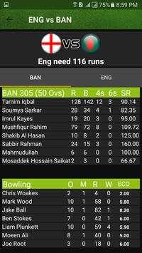 Live Cricket Scores screenshot 2
