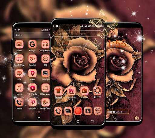 Artistic Rose Launcher Theme screenshot 3