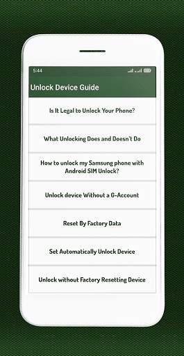 Unlock any Device Techniques Free screenshot 2