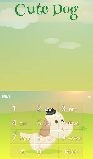 Cute Dog Animated Keyboard + Live Wallpaper screenshot 5