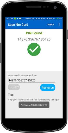 Recharge Scanner for NTC/Ncell screenshot 2