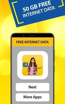 Free data internet free 3g 4g Free MB Prank screenshot 1