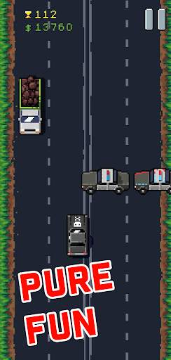 8Bit Highway: Retro Arcade Endless Racing screenshot 2