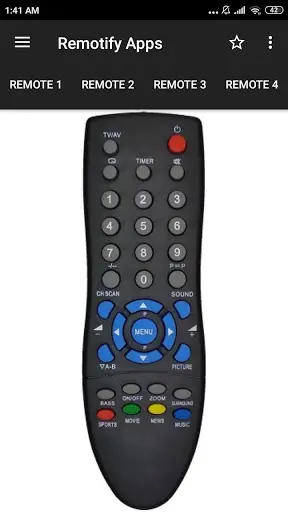 BPL TV Remote Control screenshot 1