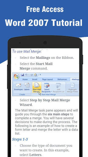Learn Word 2007 screenshot 3