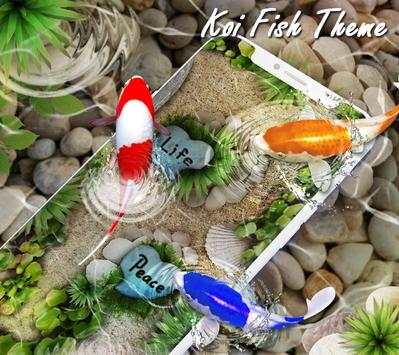 Free Koi Fish 3D Theme With Animation screenshot 1