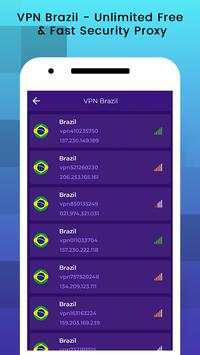 VPN Brazil - Brazil VPN Free screenshot 4