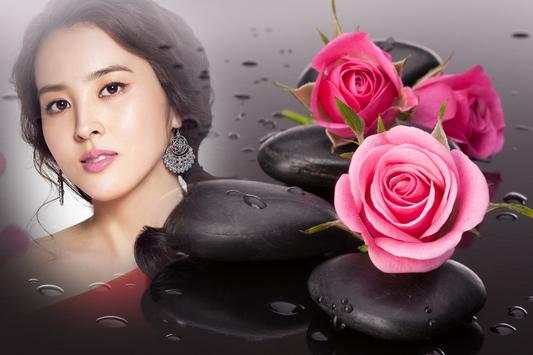Pink Rose Photo Frame 1 تصوير الشاشة
