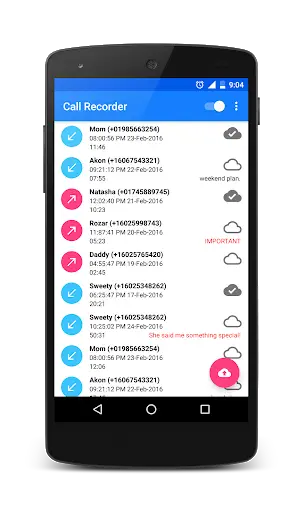 Call Recorder for Android screenshot 2