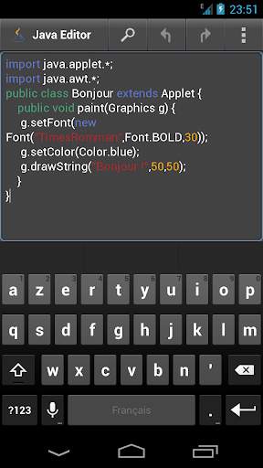 Java Editor 1 تصوير الشاشة