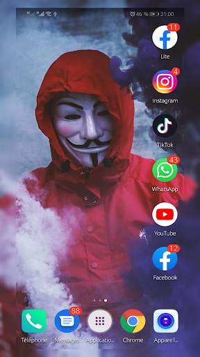 Joker-Anonymous Wallpaper 4K screenshot 2