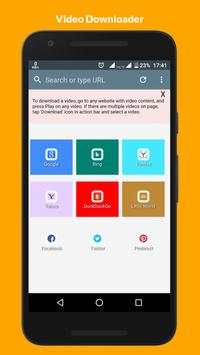 Videos Downloader & Speed Browser screenshot 1
