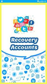 Recover lost Accounts - password & email screenshot 1