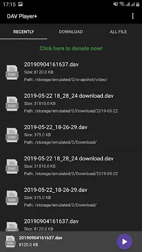 DAV Player Plus screenshot 2