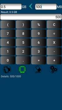 Convert GB to MB | Megabyte to Gigabyte conversion screenshot 3