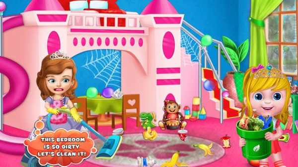 👸 💕 Sofia Cleaning game: DollHouse Decoration screenshot 3