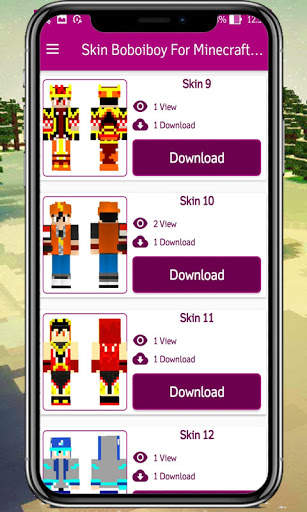 Skin Boboiboy for minecraft pe screenshot 5