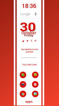FShelbyRed for Total Launcher screenshot 1
