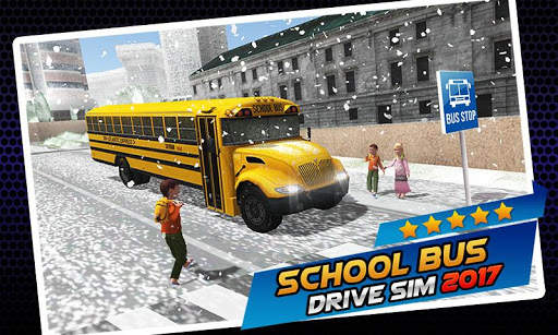 School Bus Drive Sim 2017 screenshot 2