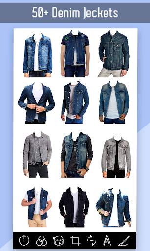 Men Denim Jeans Jackets Photo Editor screenshot 2