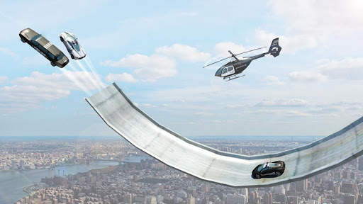 Police Car Driving Sim: Extreme City Stunts screenshot 9